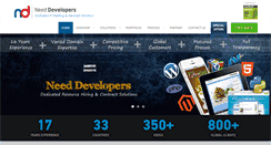 Desktop Screenshot of needdevelopers.com